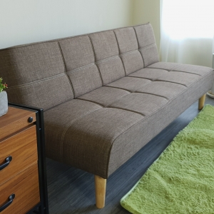 Ghế sofa giường BNS đa năng  2021V Cafe nhạt  (170x86x35cm )
